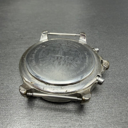 Timberland Chronograph Watch Men 41mm Gray Dial Silver Tone Round New Battery9