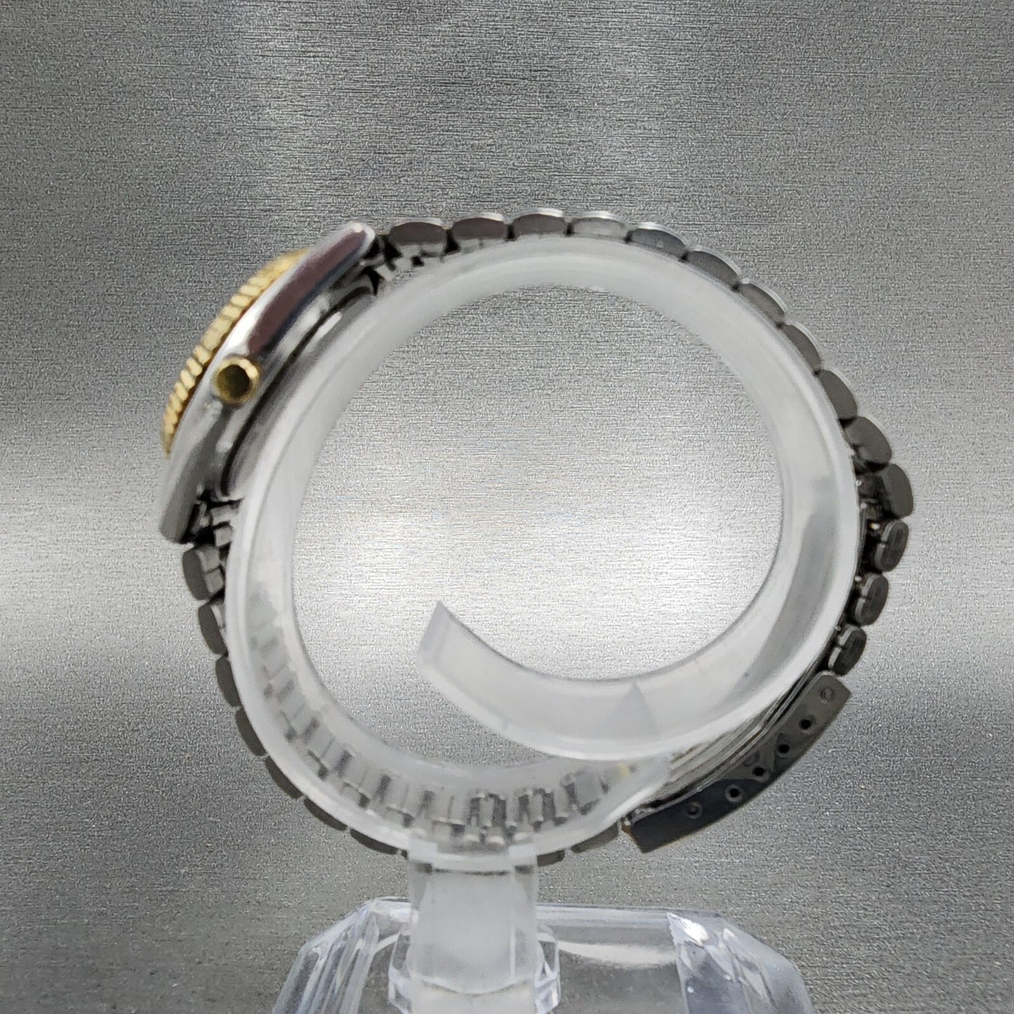 Seiko SQ Watch Women 24mm Gold Dial Two Tone Daydate Round 2A230030 New Battery6