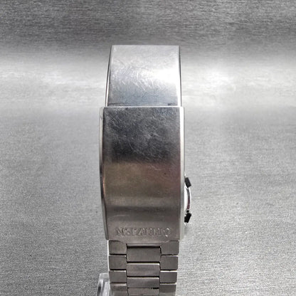 Citizen Seven Digital Watch Men 33mm Silver Chrono Alarm 9590-084063 New Battery7
