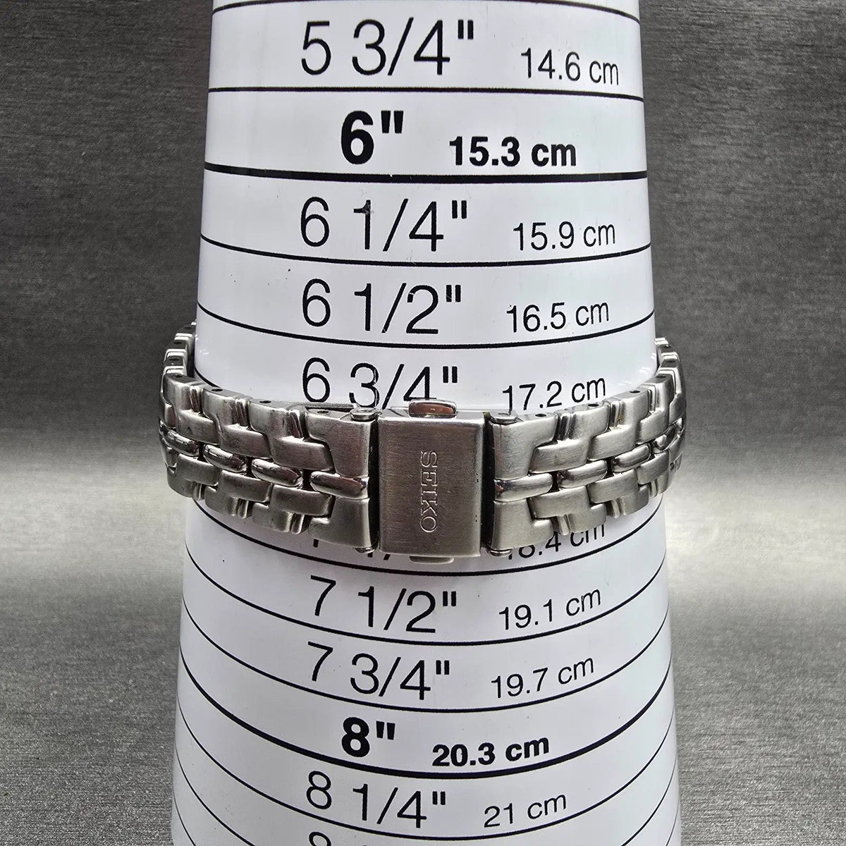 Seiko Watch Women 27mm MOP Dial Silver Tone Date Round 7N82-0FW0 New Battery9