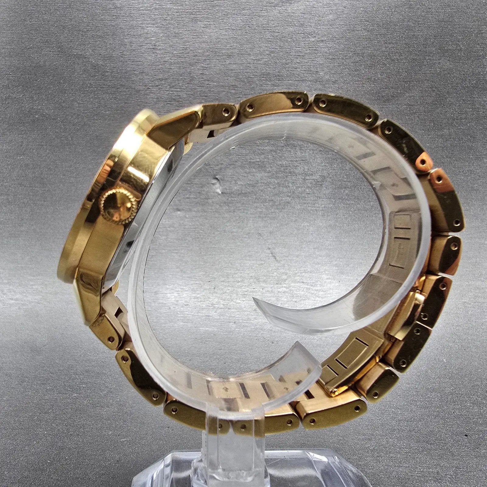 Movado Bold Watch Women 36mm Pink Dial Rose Gold Tone Round 3600151 New Battery6