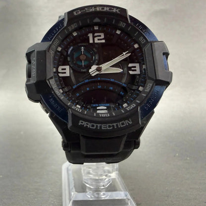 Casio G-Shock Gravity Master Watch Men 52mm Black Blue Analog Digital New Batt5