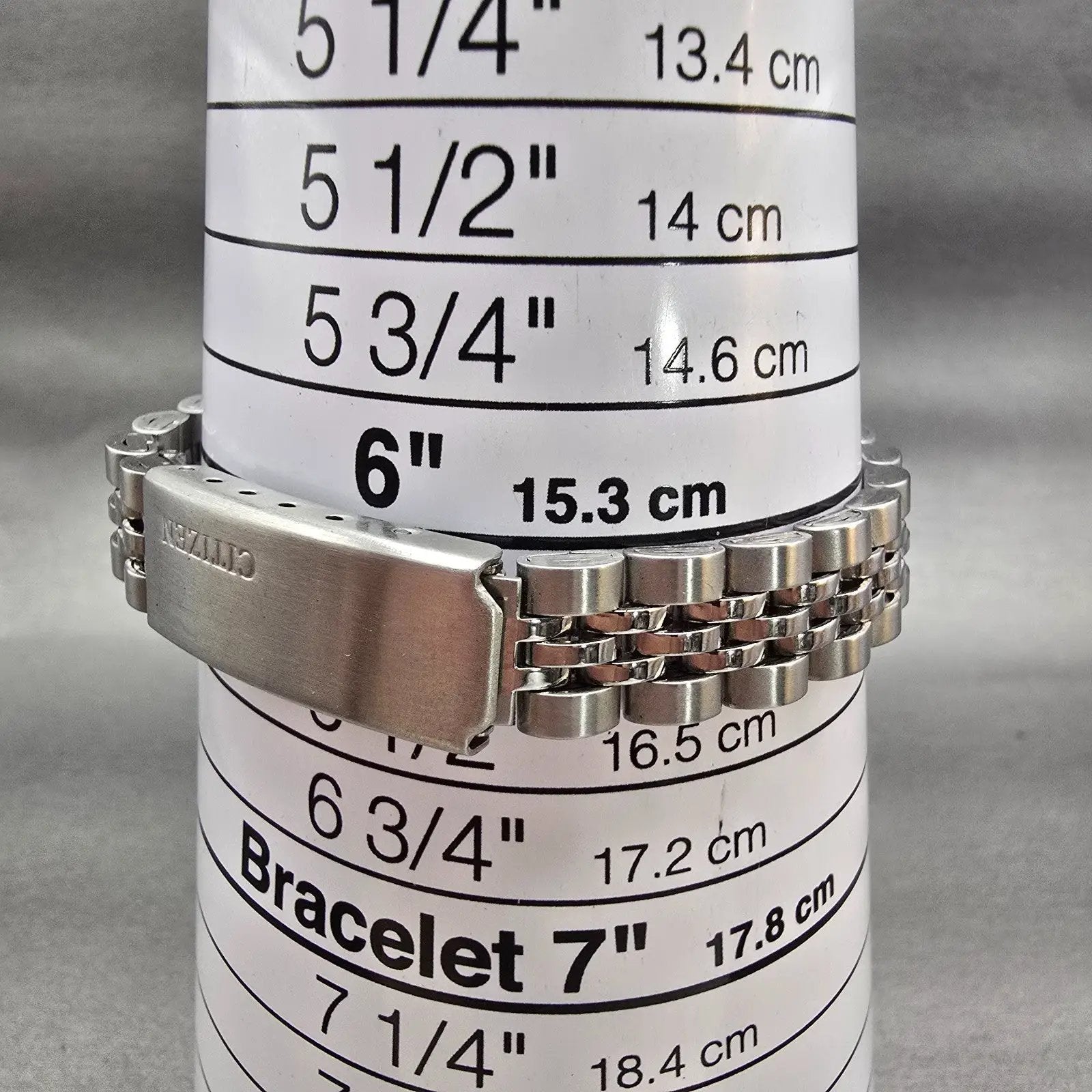 Citizen CQ Watch Women 25mm Gray Dial Silver Tone Daydate 1002-R15097 New Batt9