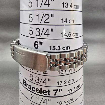Citizen CQ Watch Women 25mm Gray Dial Silver Tone Daydate 1002-R15097 New Batt9