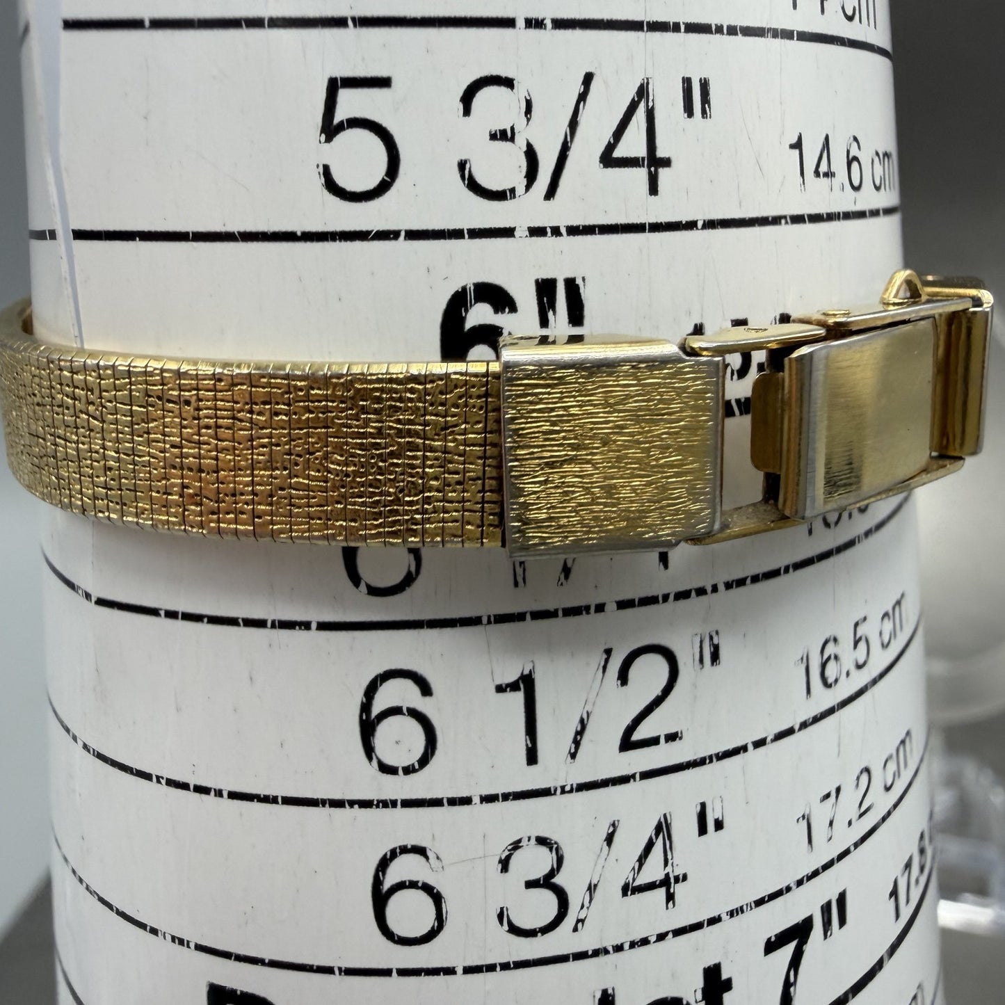 Seiko Tank Watch Women 17mm Brown Dial Gold Tone Rectangle 5420-5019 New Batt O510