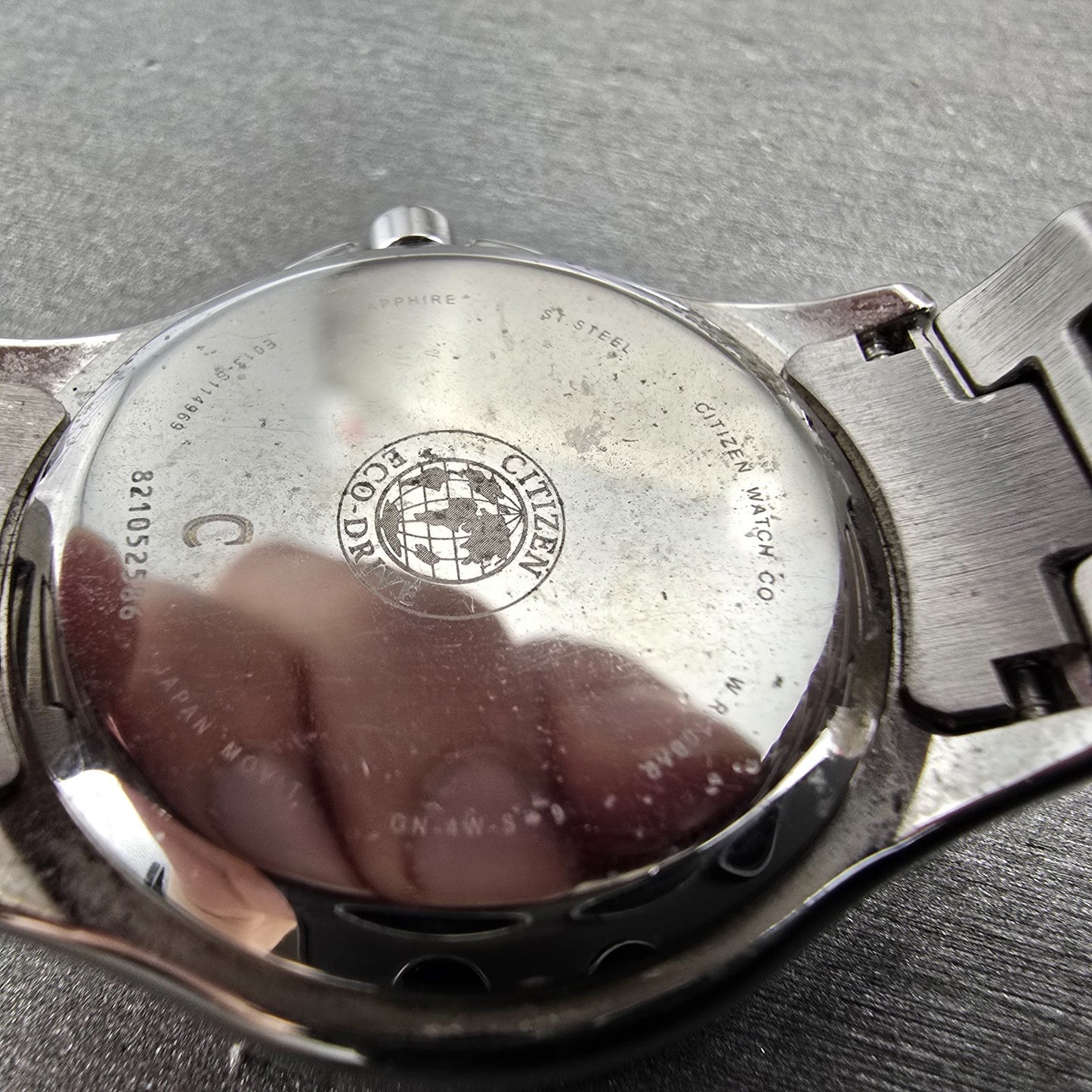 Citizen Eco-Drive Watch Women 32mm MOP Dial Silver Tone Date E013-S114969 Runs9