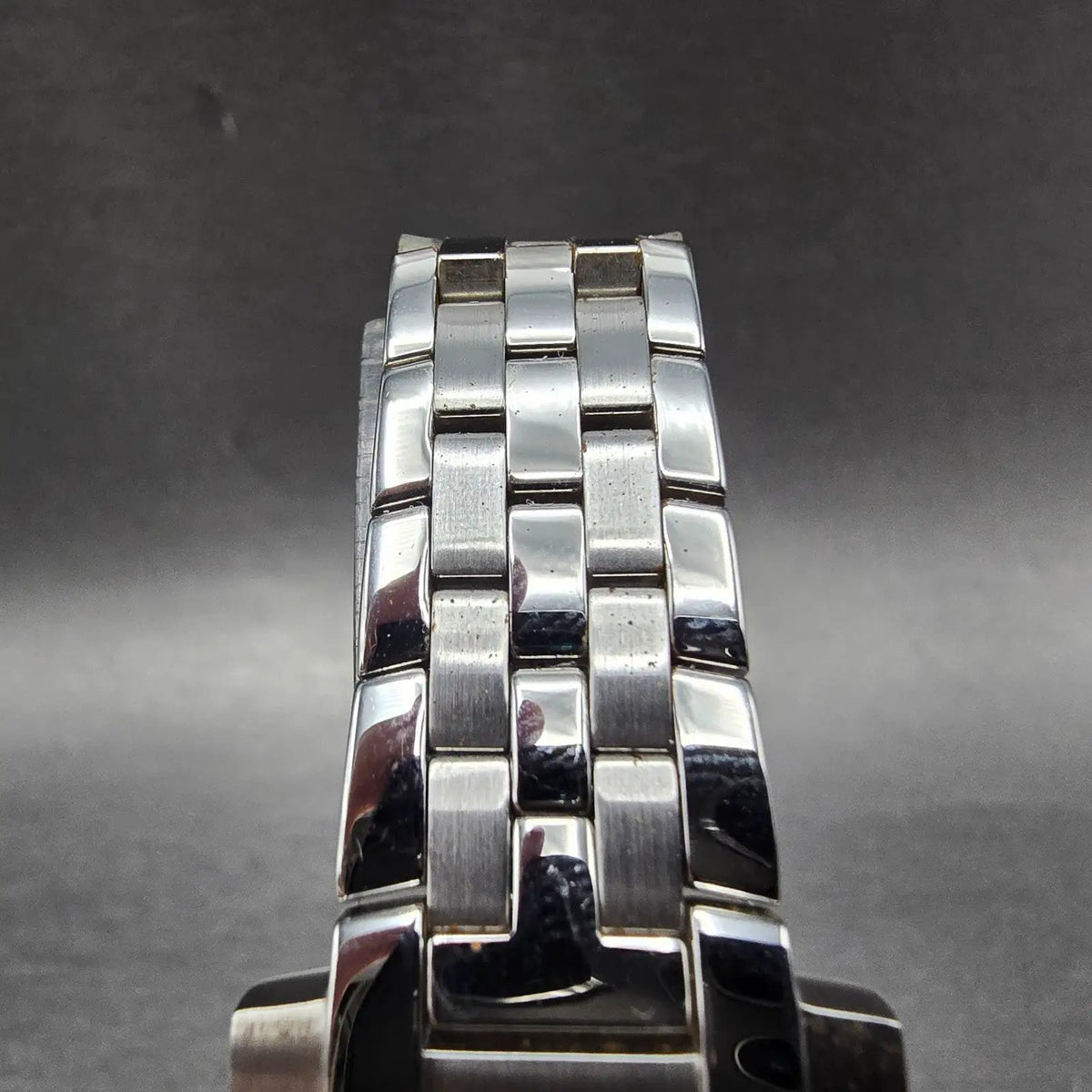 Tissot T-Trend Tank Watch Women 22mm Black Dial Steel Rectangle New Battery4