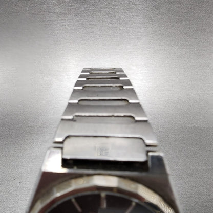Seiko SQ Watch Men 37mm Gray Dial Steel Daydate Round 7123-9009 PARTS