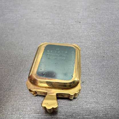 Seiko Alba Pendent Watch Women 20mm Digital Gold Tone Daydate Y4404030 New Batt9