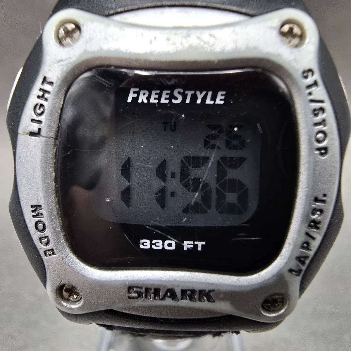 Freestyle Shark Watch Women 30mm Black Alarm Chrono Daydate Digital New Battery1