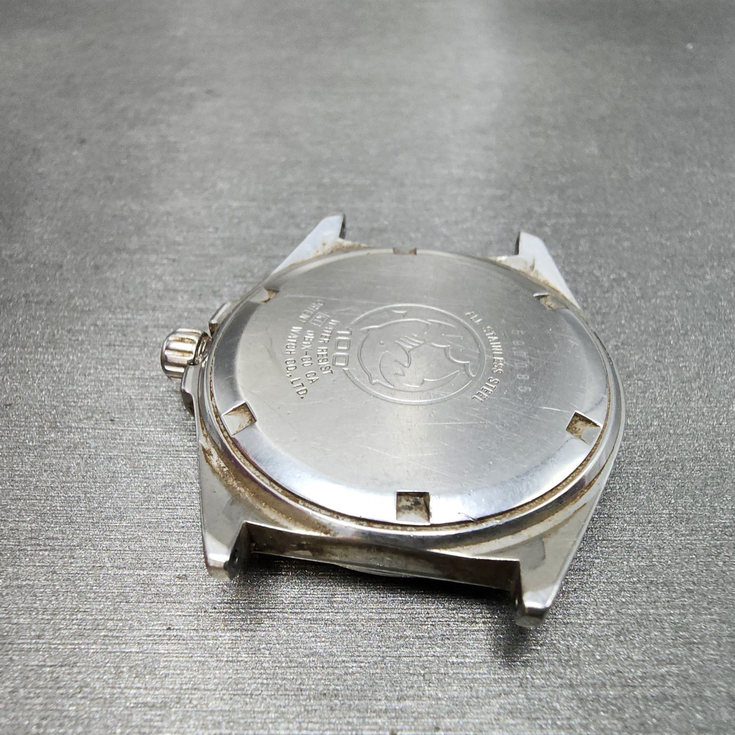 Orient Swimmer Watch Men 36mm White Dial Silver Tone Round QB1XC0 PARTS9