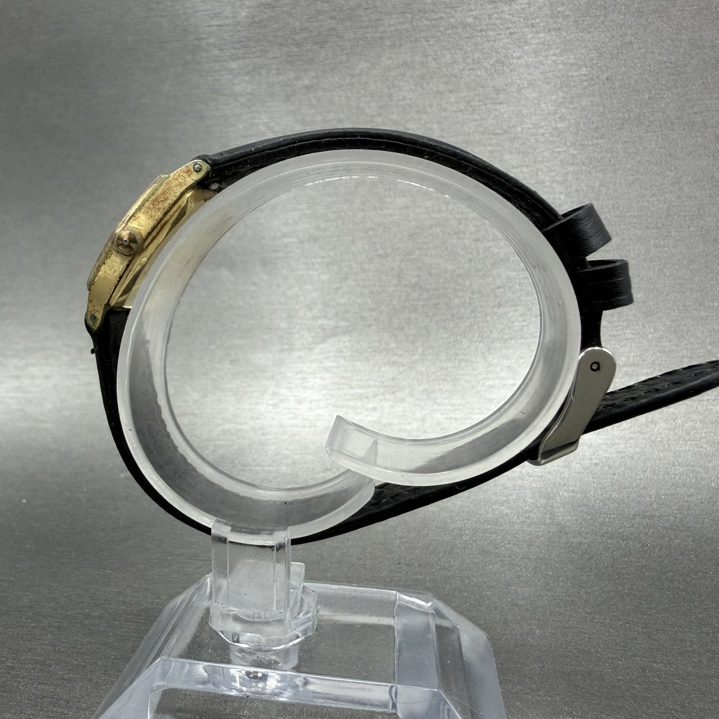Seiko Watch Women 21mm Gold Dial Gold Plated Hexagon 14215080 New Battery6