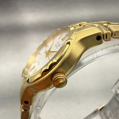 Citizen Watch Women 25mm White Dial Gold Tone Date Round 1012-S029279 New Batt2