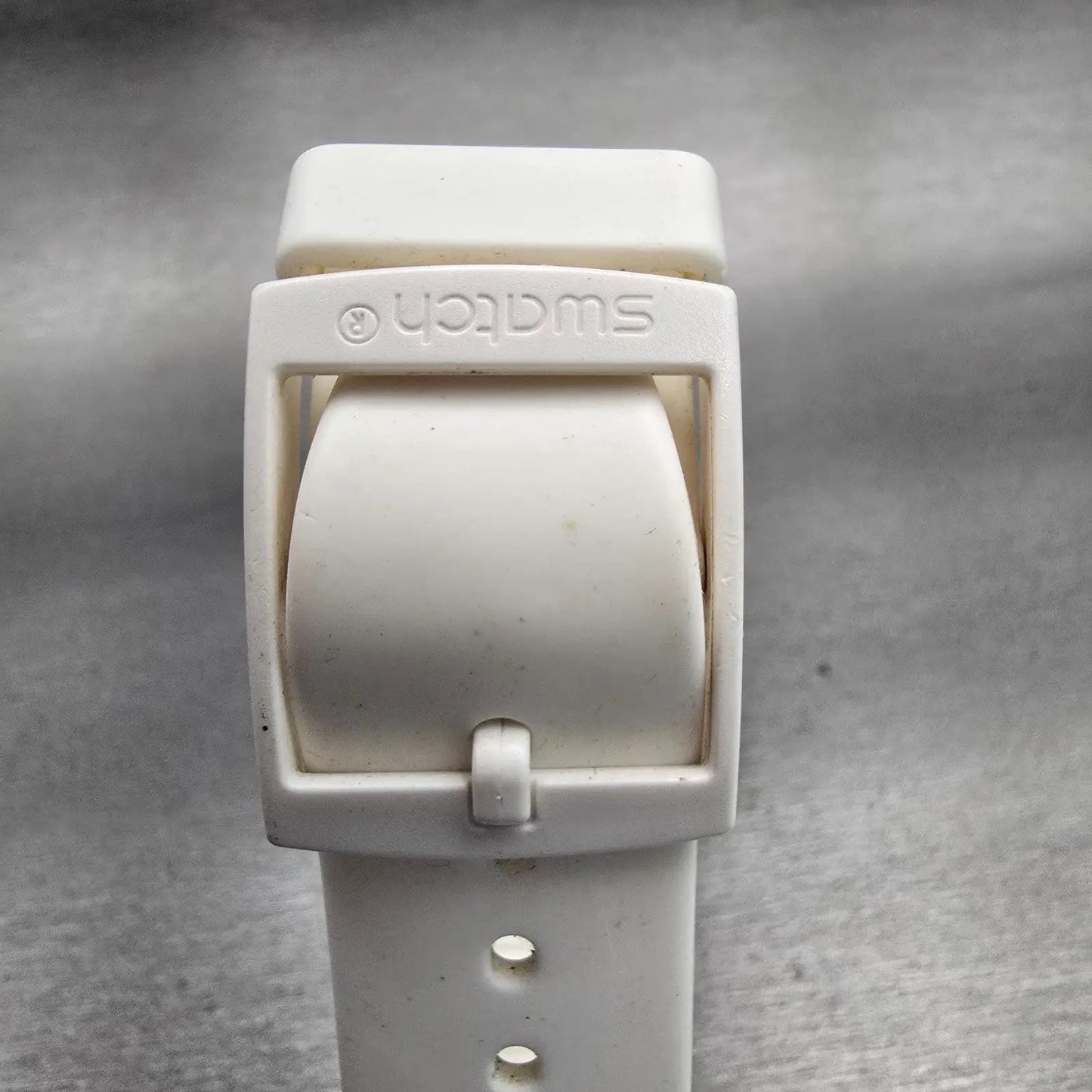 Swatch BASIC WHITE Chronograph Watch Men White Dial White Date SUSW400 New Batt7