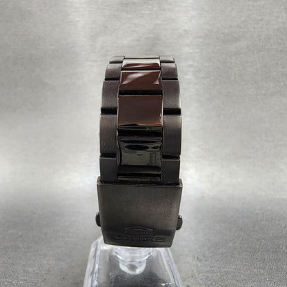 Seiko 5 Automatic 36mm Watch Men Black Dial Black Tone Daydate 7s2602t0 Runs9