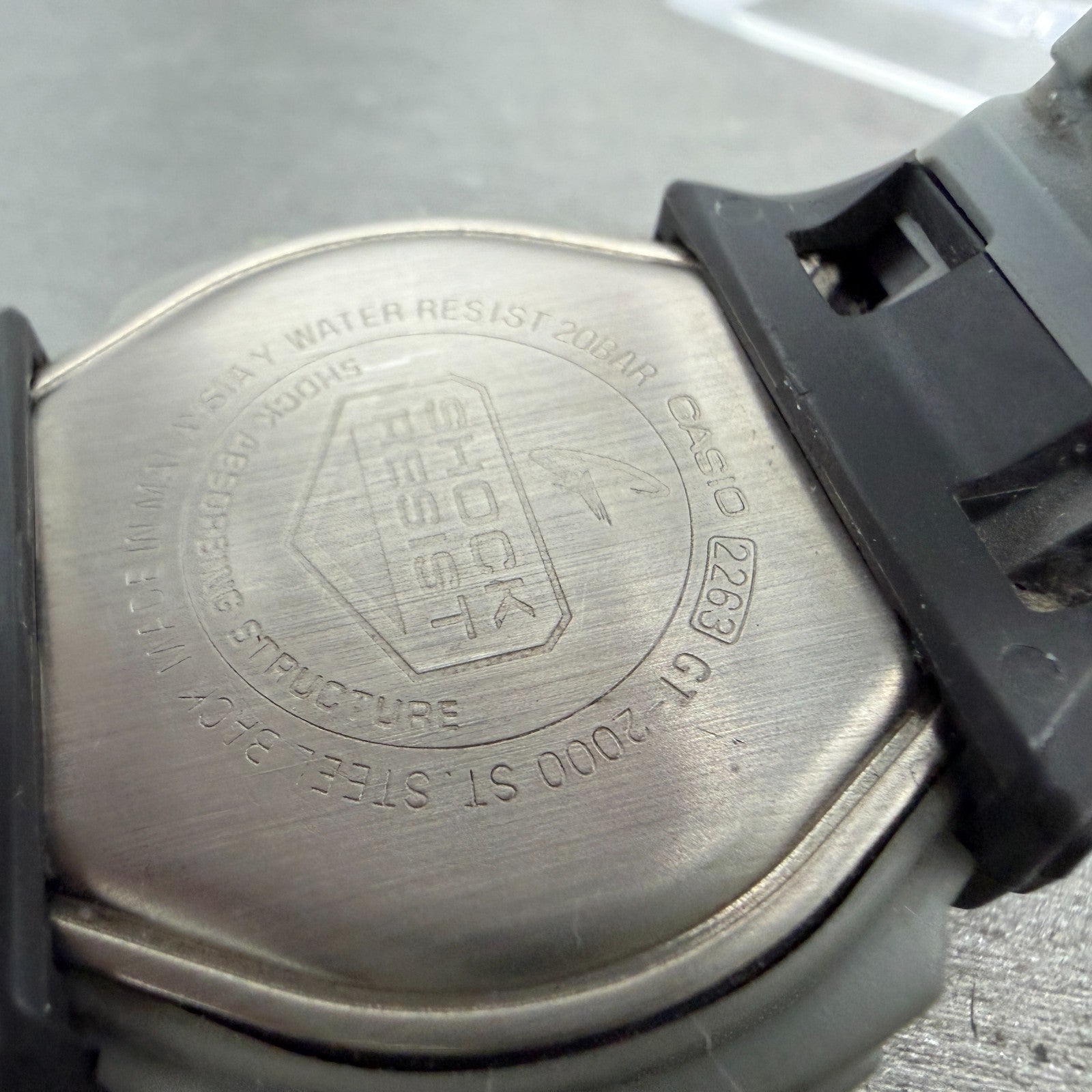 Casio G-Shock GT-2000 Watch Men 44mm Digital Gray & Black Tone Alarm NewBat9