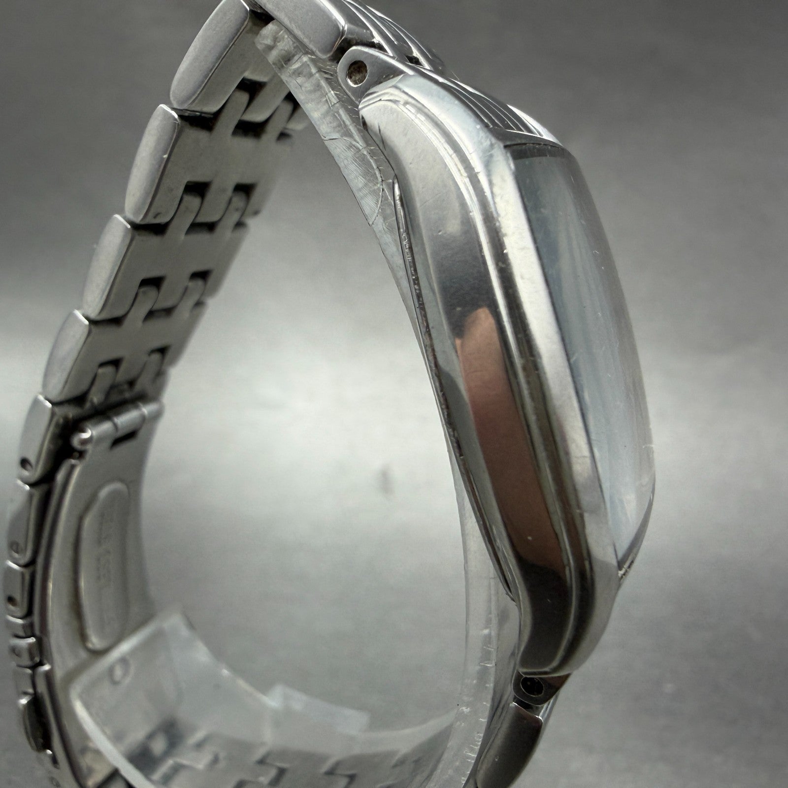 Bulova Tank Watch Women 26mm Silver Dial Silver Tone Rectangle 96L130 NewBattery3