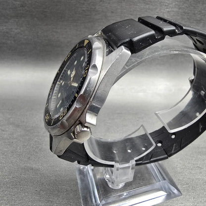 Casio Dive Watch Men 41mm Black Dial Silver Tone Daydate Alarm MMA-200W New Bat2