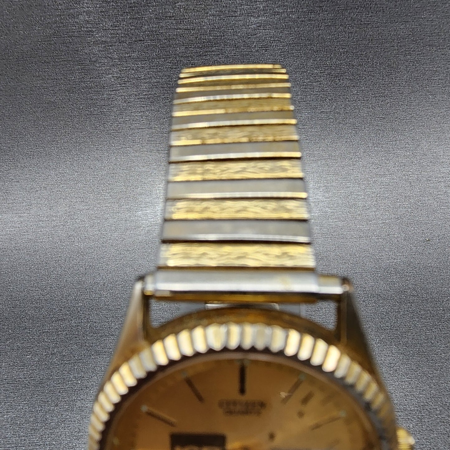 Citizen CQ President Watch Men 35mm Gold Dial Gold Tone 1100R12543 PARTS5