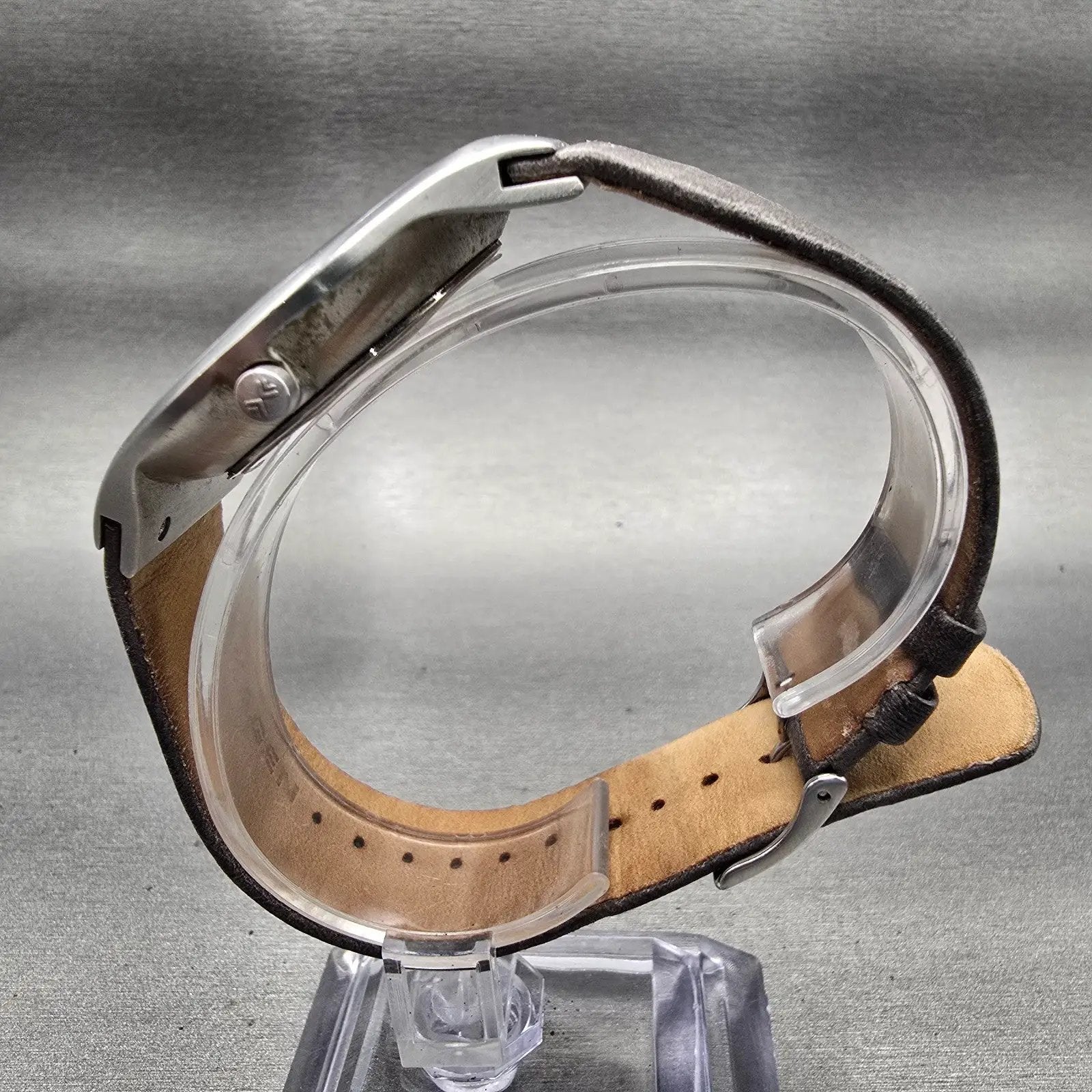 Skagen Watch Men 41mm Brown Dial Silver Tone Daydate Round SKW6116 New Battery6