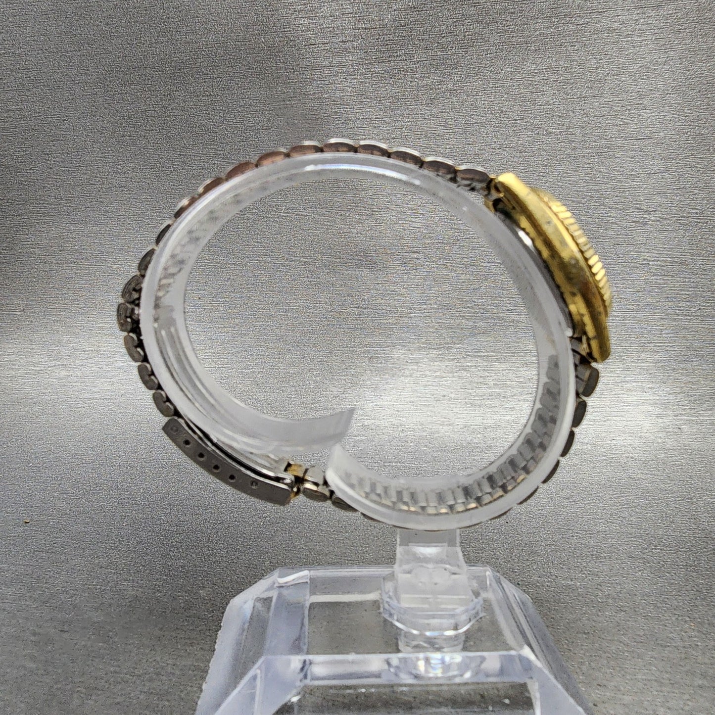 Seiko SQ Watch Women 24mm Champagne Dial Gold Tone Daydate 2a230030 New Battery8