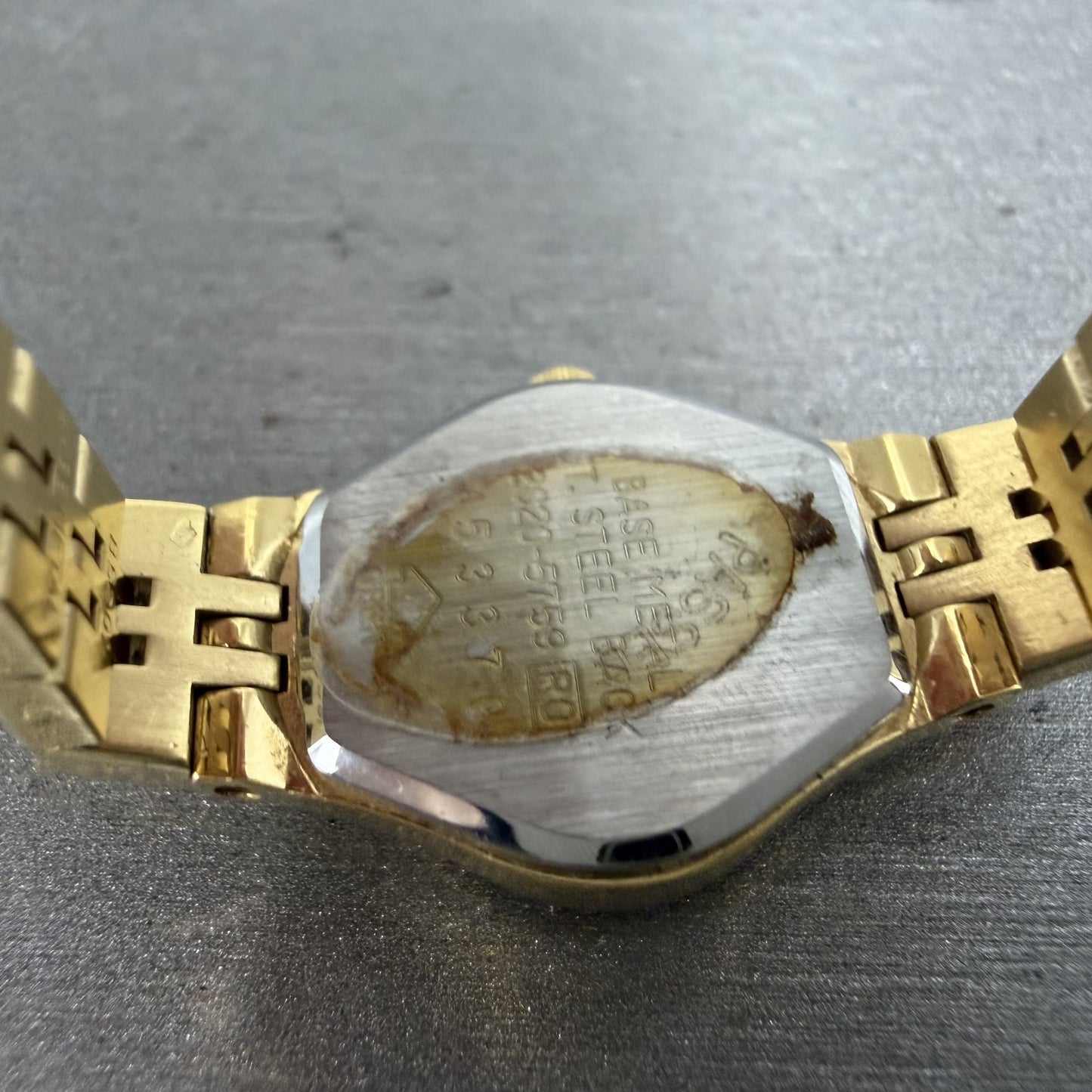 Seiko Watch Women 17mm Brown Dial Gold Tone 2C205759 Oval New Battery ABCDE9