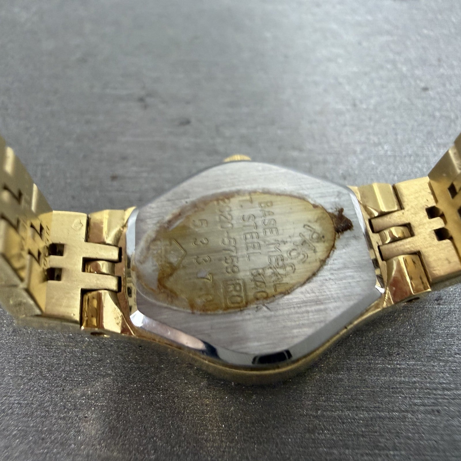 Seiko Watch Women 17mm Brown Dial Gold Tone 2C205759 Oval New Battery ABCDE9