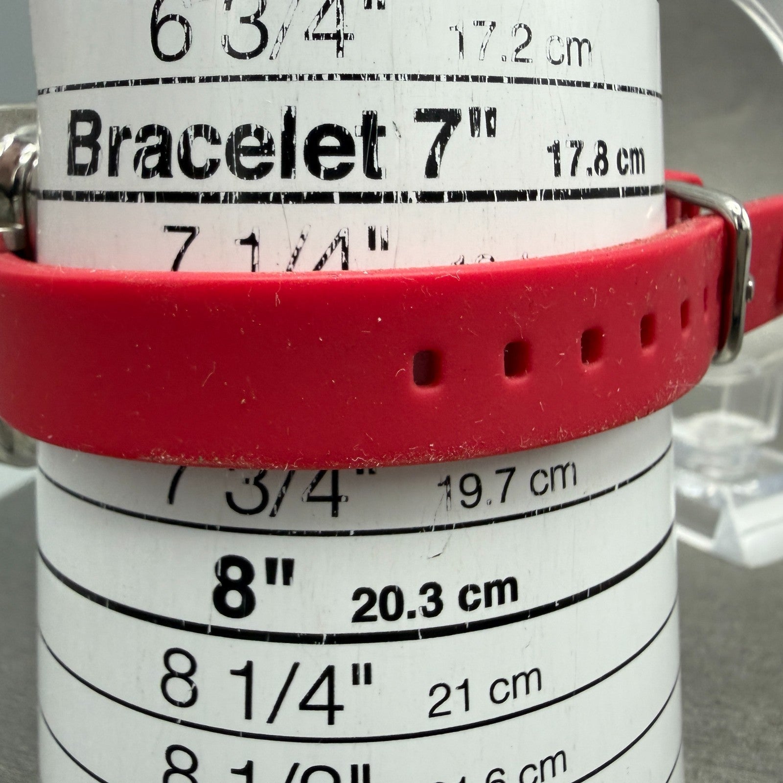 Nixon The Rocio Watch Women 38mm Red Dial Silver Tone Square New Battery10