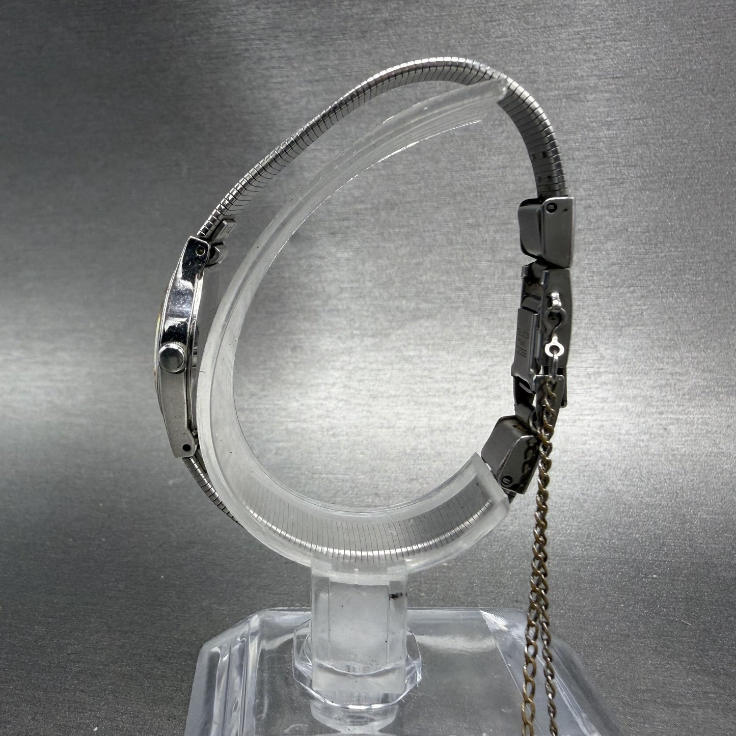Seiko Watch Women 18mm Silver Dial Silver Tone Round 2C20-0020 New Battery5