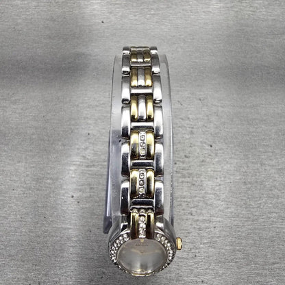 Citizen Eco-Drive Watch Women 17mm MOP Dial Silver Tone Gemmed B023-S039214 Runs4