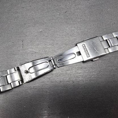 Seiko Bracelet 20mm Stainless Steel Silver Tone Tri Folding Clasp 4A5G1CI Japan14