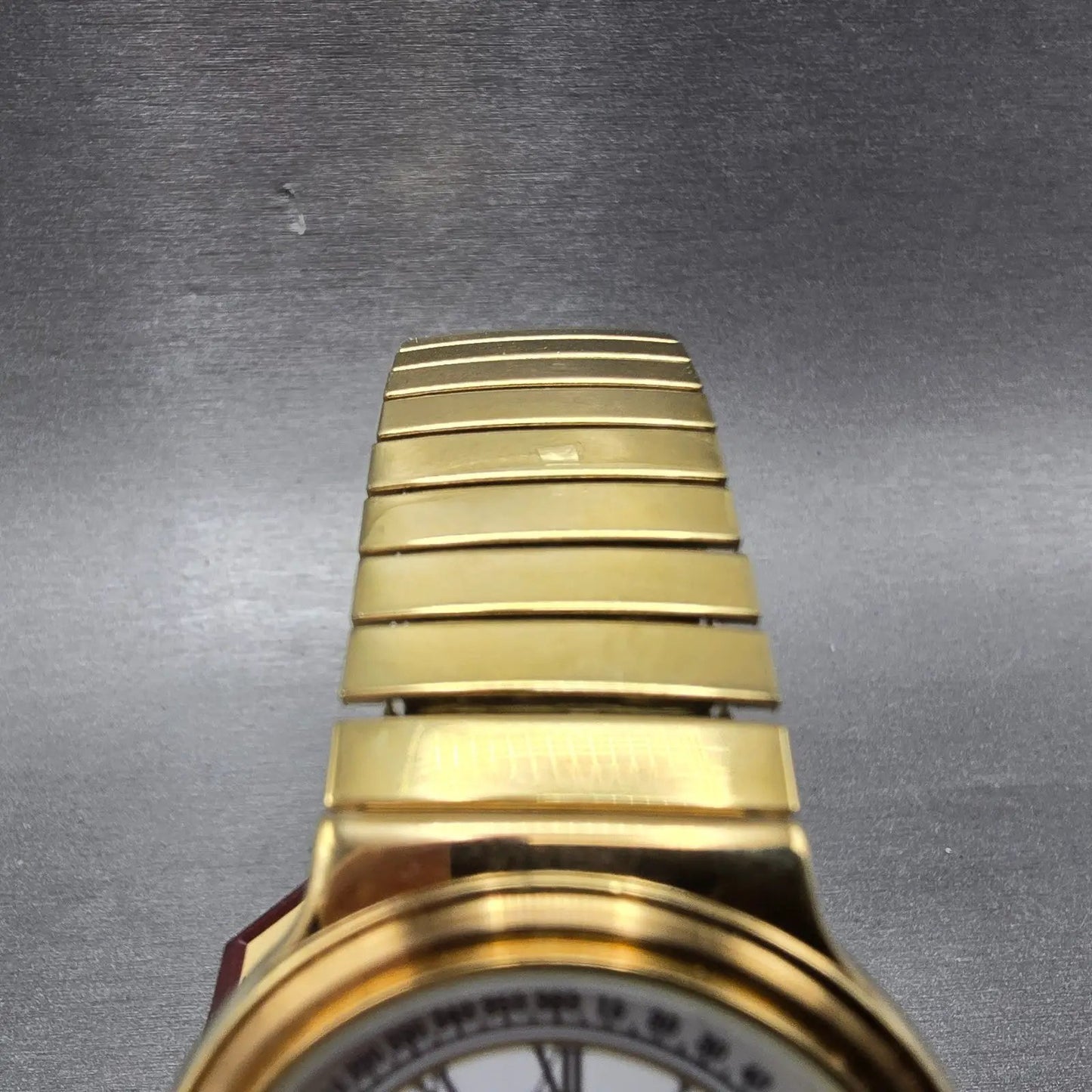 Citizen Watch Men 35mm White Dial Gold Tone Round 6031-S07734 New Battery4