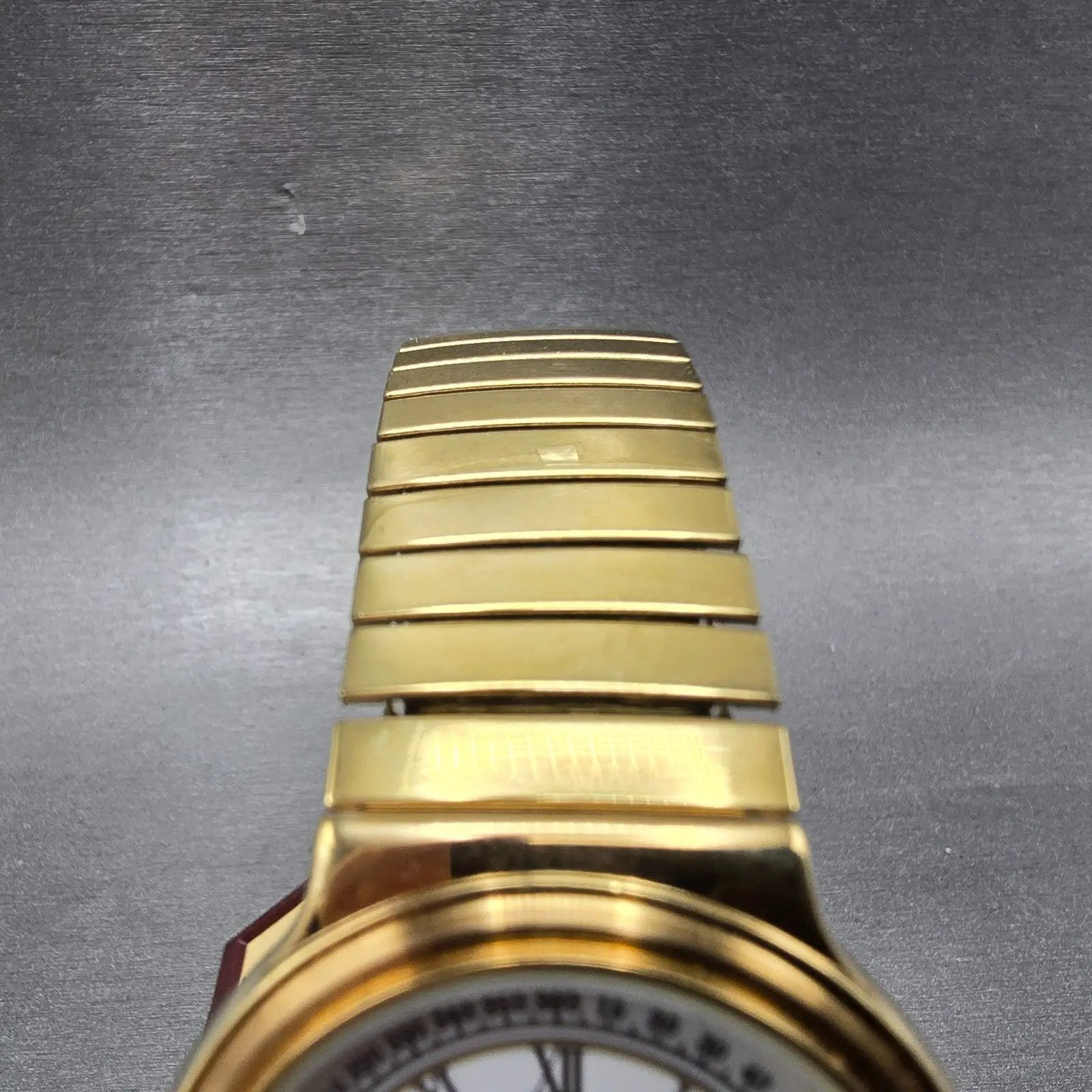 Citizen Watch Men 35mm White Dial Gold Tone Round 6031-S07734 New Battery4
