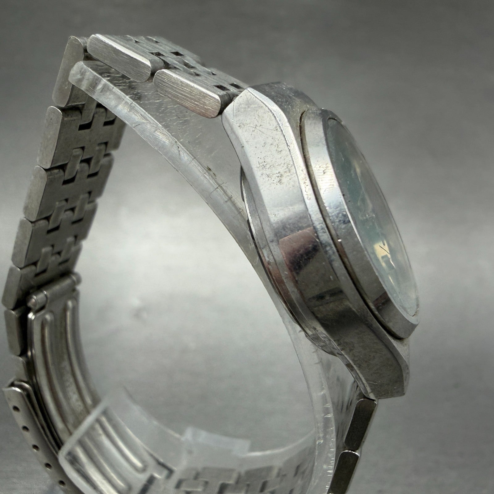 Seiko Watch Women 24mm Green Dial Silver Tone Daydate 7903-0100 New Battery3