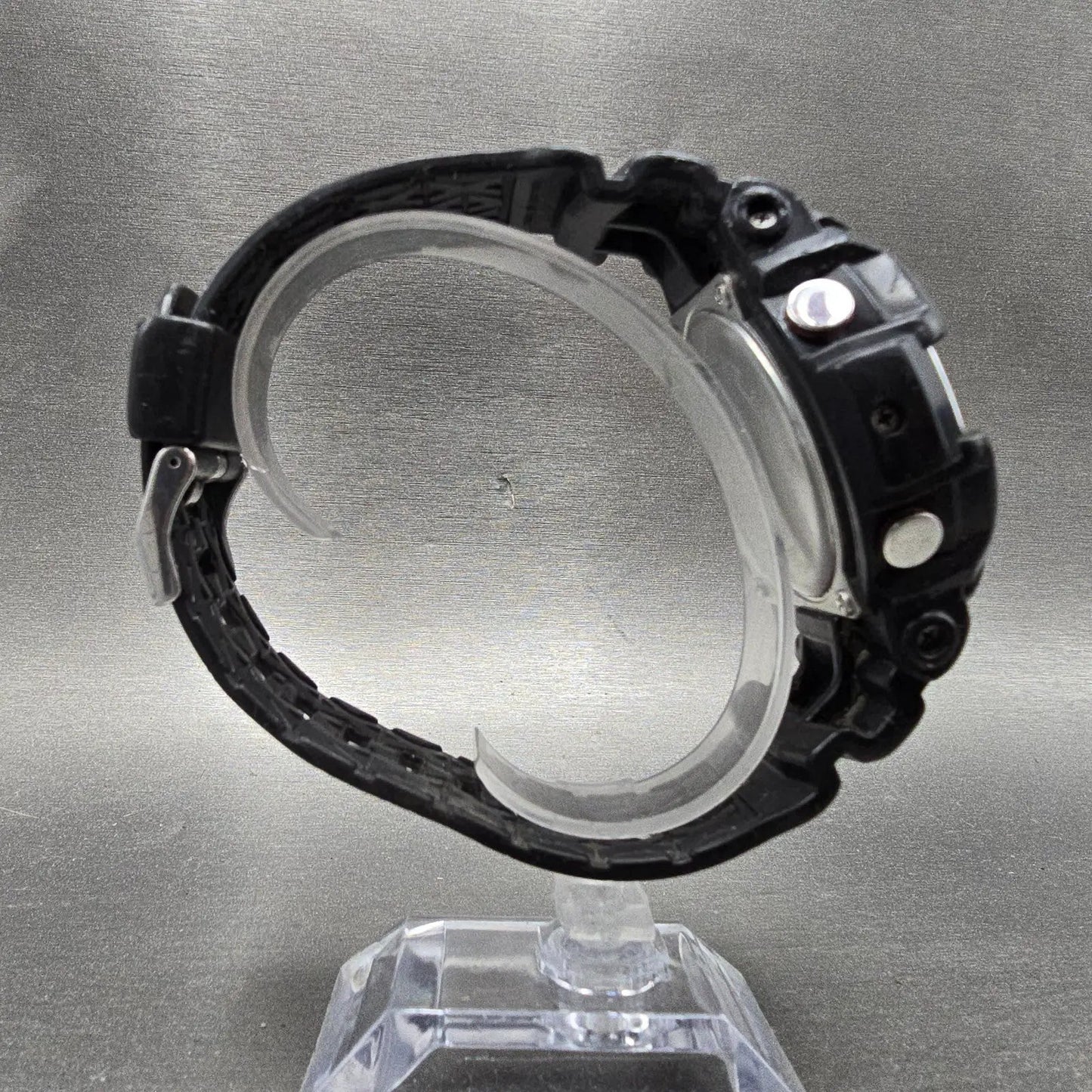 Casio G-Shock GA-200 Watch Men 52mm Black Silver Alarm Chronograph New Battery8