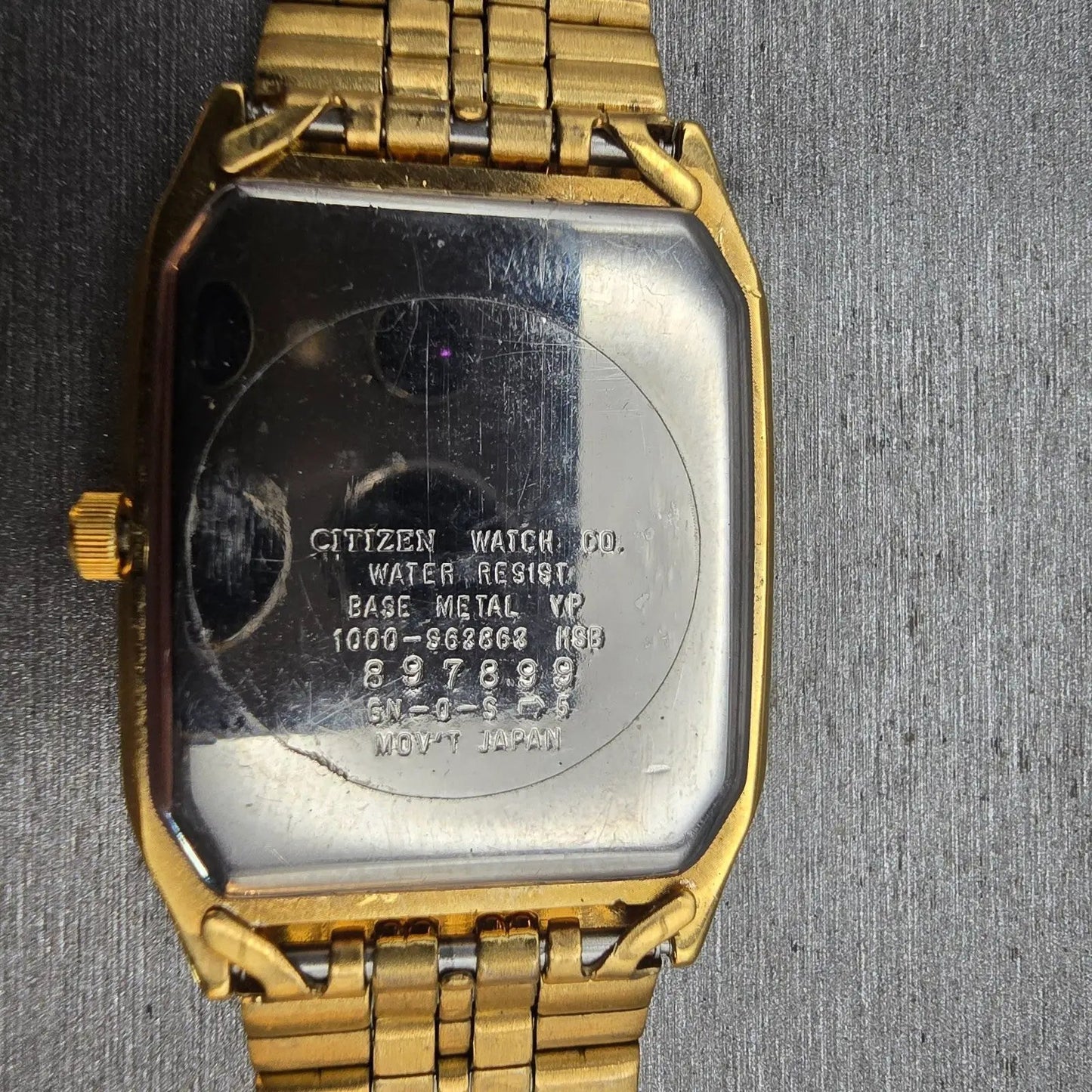 Citizen Watch Men 27mm Champagne Dial Gold Tone Daydate 1000-S63863 New Battery10