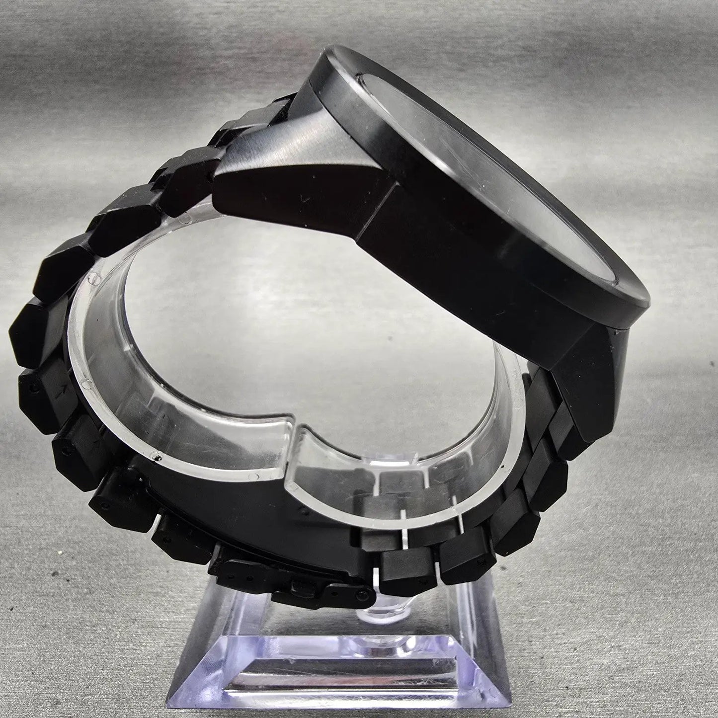 Nixon The Corporal Watch Men 48mm Black Dial Black Tone Round New Battery8
