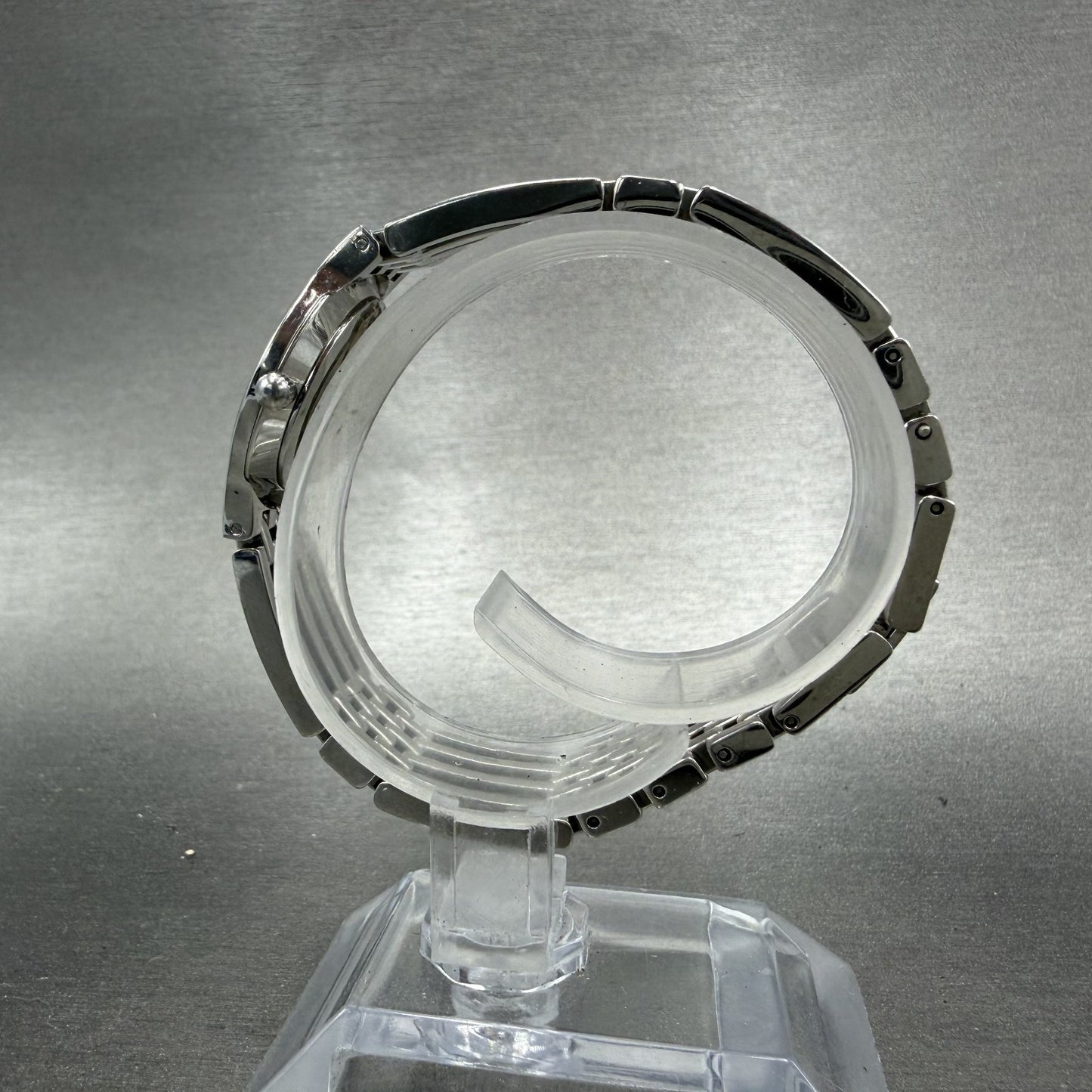 Movado Esperanza Watch Women 23mm Black Dial Silver Tone Round 84-25-811-4 PARTS7