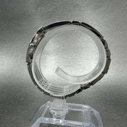 Movado Esperanza Watch Women 23mm Black Dial Silver Tone Round 84-25-811-4 PARTS7