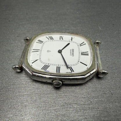 Seiko Watch Men 29mm White Dial White Dial Silver Tone 7820-5480 NewBattery5