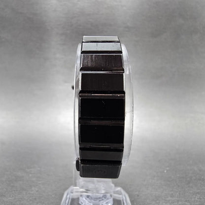 Movado Museum Watch Women 23mm Black Dial Black Tone Round 84.C6.881.2A New Batt7