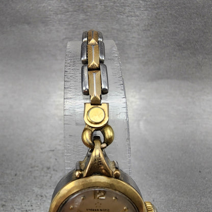 Eterna Matic Watch Women 21mm Cream Dial Gold Tone Automatic PARTS Vintage5