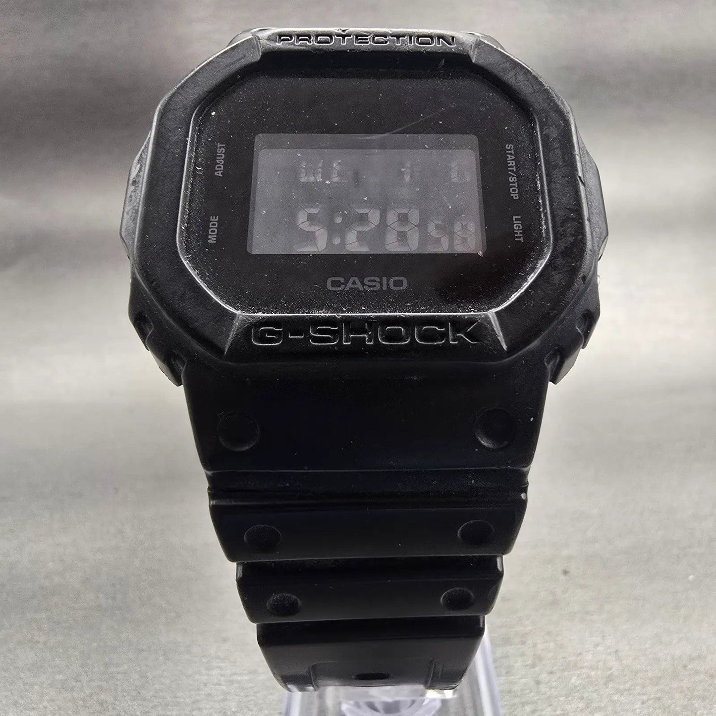 Casio G-Shock DW-5600BB Watch Men 43mm Black Alarm Chronograph New Battery5
