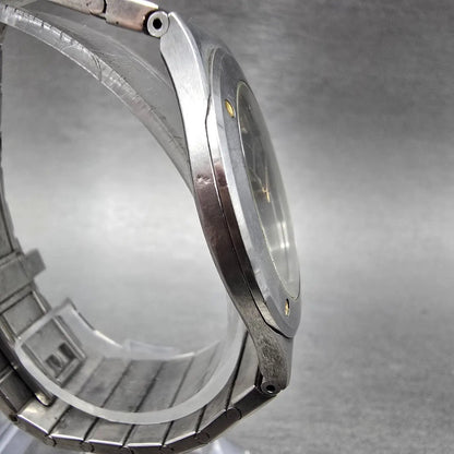 Movado Museum Watch Men 34mm Black Dial Two Tone Round 86.A2.877.2 New Battery3