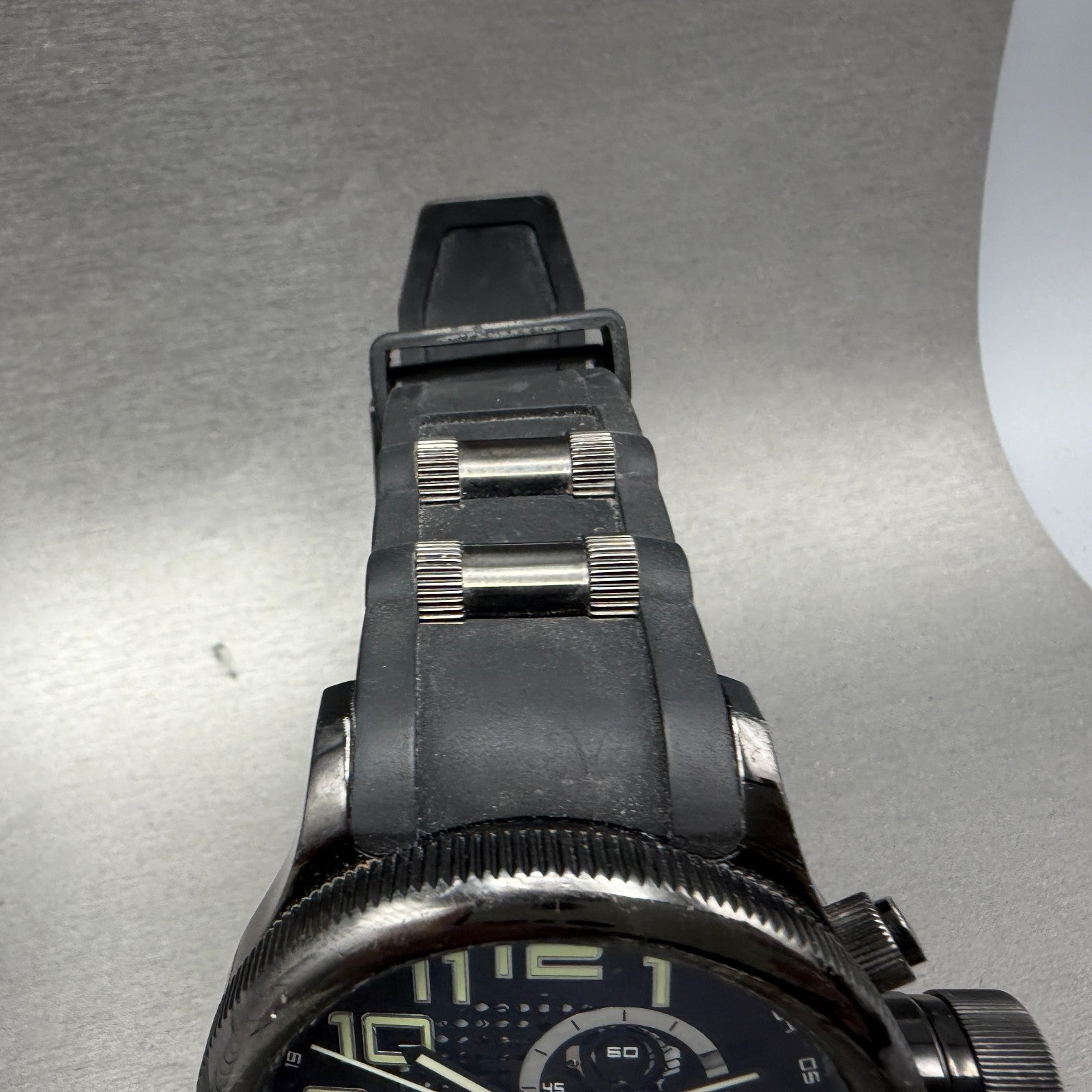 Invicta Russian Diver GMT Watch Men 52mm Black Dial Black Tone Date 5861 New Bat5