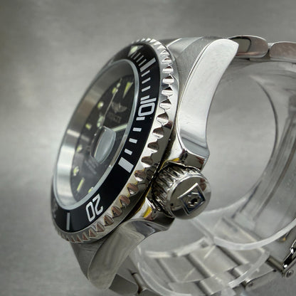 Invicta Pro Diver Watch Men 40mm Black Dial Silver Tone Date Round 26970 New Bat2