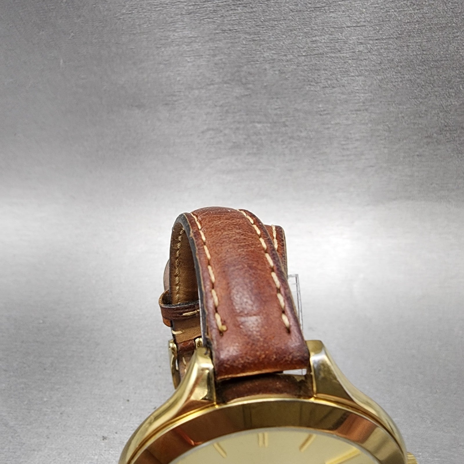 Michael kors Runway Watch Women 42mm Gold Dial Gold Tone Round MK2256 New Batt4