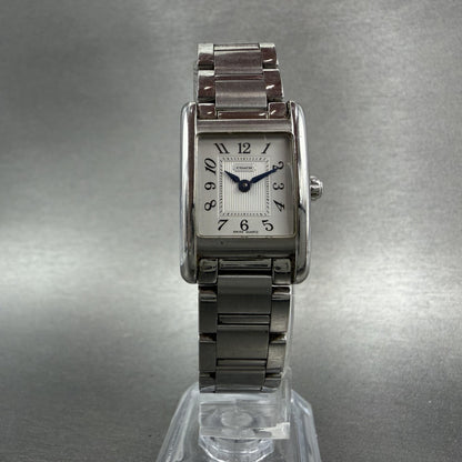 Coach Tank Watch Women 19mm White Dial Silver Tone Rectangle W002B New Battery5
