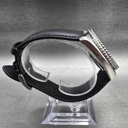 Seiko Diver Watch Men 42mm Black Dial Silver Daydate Pepsi 7548-700B New Battery8