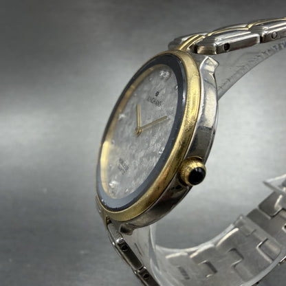 Junghans Noblesse Watch Men 32mm Silver Tone Two Round New Battery Vintage2